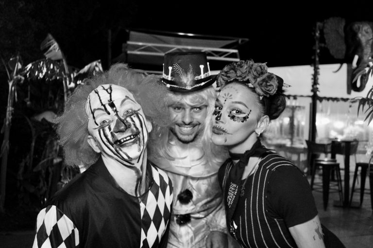 Jardin barbecue Halloween